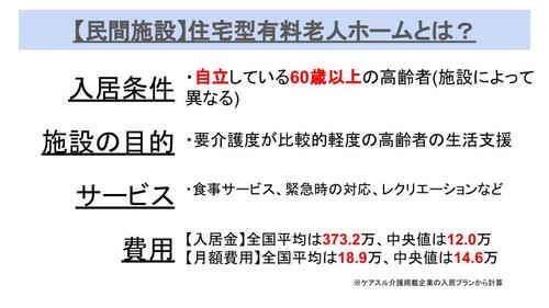 住宅型有料老人ホームとは