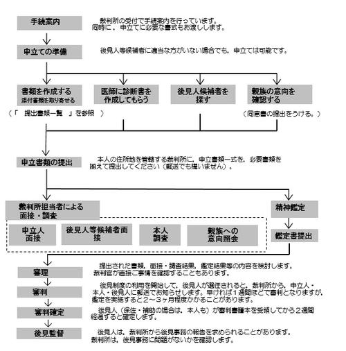 成年後見制度の申請から選任までの手続き