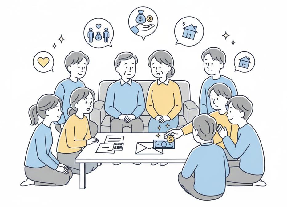 家族の話し合いのイメージ画像