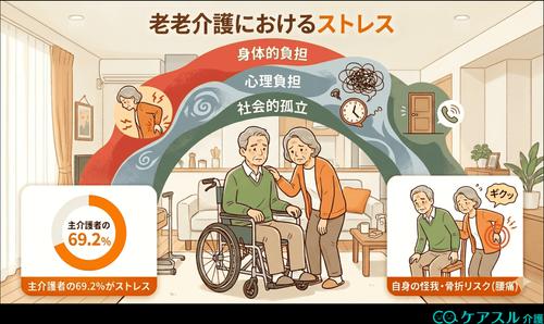 老老介護のストレス